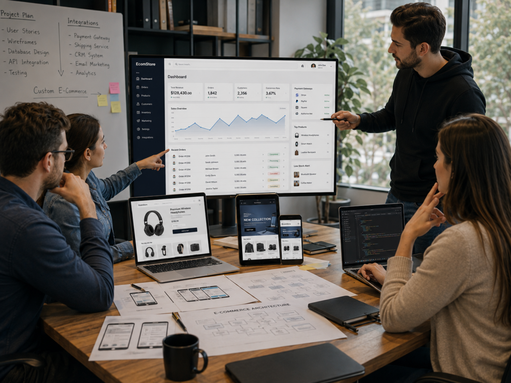 E-Commerce, Key Features, and Third-Party Integrations